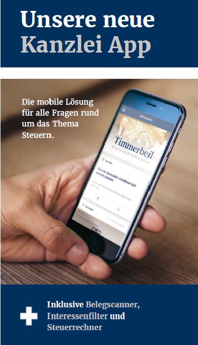 Unsere neue Kanzlei App